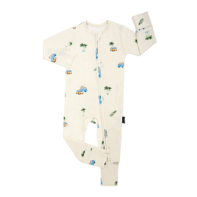 Footless Sleeper with Fold-Over Cuffs - Surfride Footless Sleeper with Fold-Over Cuffs - Surfride