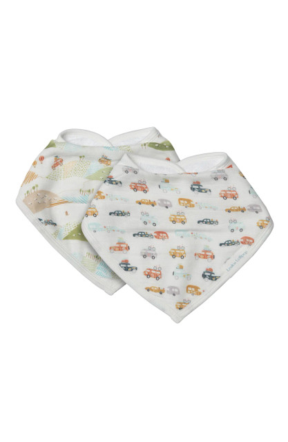 Loulou Lollipop Bandana Bib Set - Camper Vans Loulou Lollipop Bandana Bib Set - Camper Vans