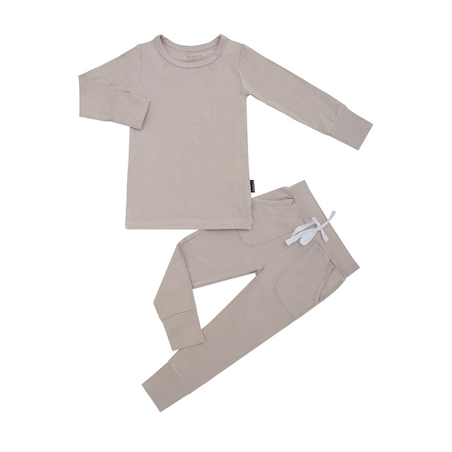 Long Sleeve PJ Set - Oat Long Sleeve PJ Set - Oat