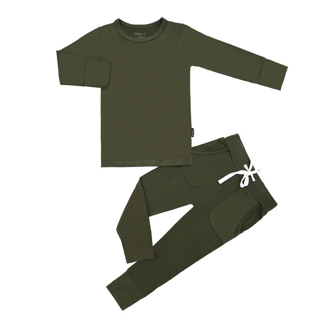 Long Sleeve PJ Set - Forest Green Long Sleeve PJ Set - Forest Green