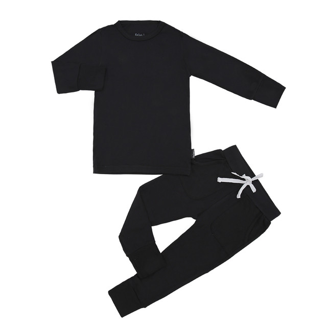 Long Sleeve PJ Set - Raven Long Sleeve PJ Set - Raven