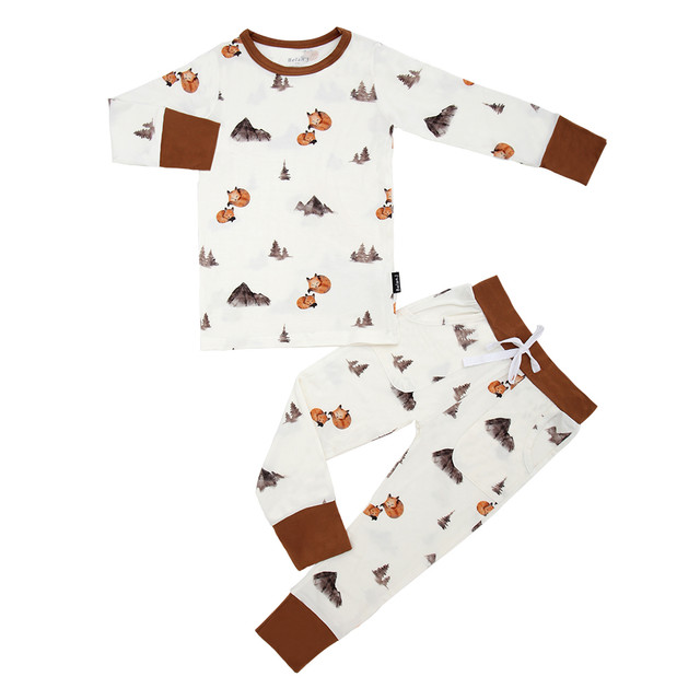 Long Sleeve PJ Set - Foxes Long Sleeve PJ Set - Foxes