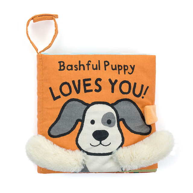 Jellycat Bashful Puppy Loves You Fabric Book Jellycat Bashful Puppy Loves You Fabric Book
