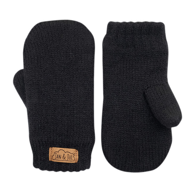 Jan & Jul Knit Mittens - Black Jan & Jul Knit Mittens - Black