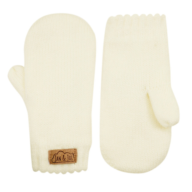 Jan & Jul Knit Mittens - Cream Jan & Jul Knit Mittens - Cream