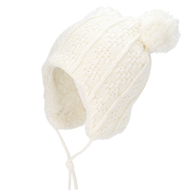 Ear Flap Beanies - Cream Bear Ear Flap Beanies - Cream Bear