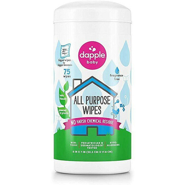 Dapple AllPurpose Wipes 75ct