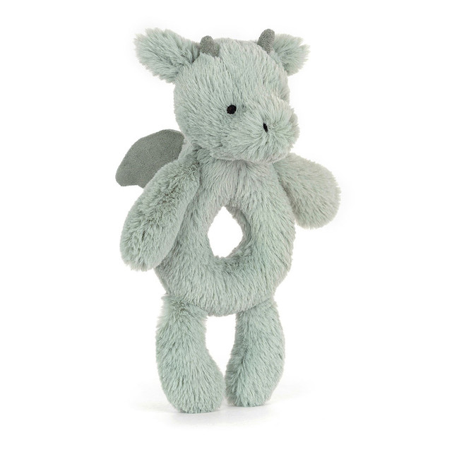 Jellycat Bashful Dragon Ring Rattle Jellycat Bashful Dragon Ring Rattle