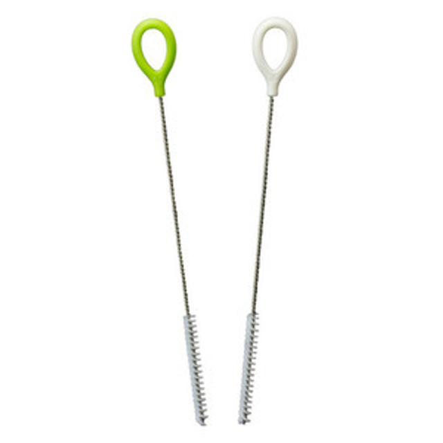 Straw Cleaning Brush (2pk) - Green/White Straw Cleaning Brush (2pk) - Green/White