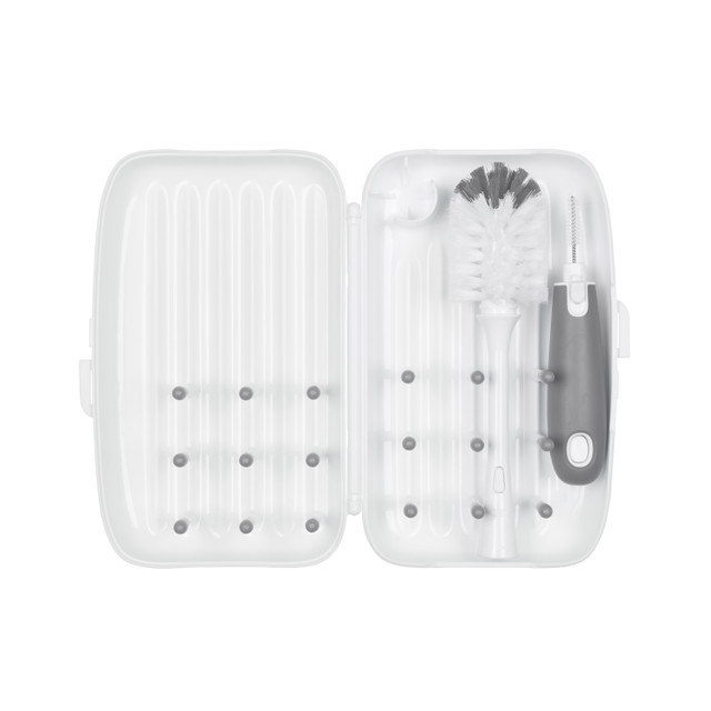 OXO Travel Drying Rack & Brush - Grey OXO Travel Drying Rack & Brush - Grey