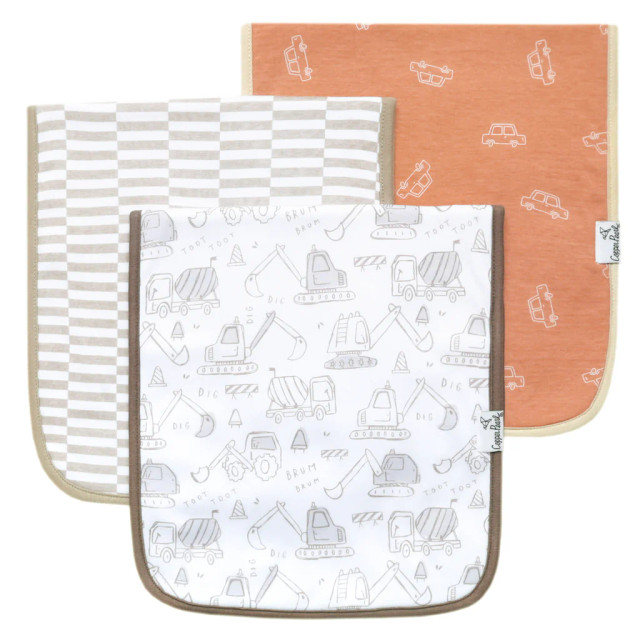 Copper Pearl Burp Cloth Set - Gage Copper Pearl Burp Cloth Set - Gage