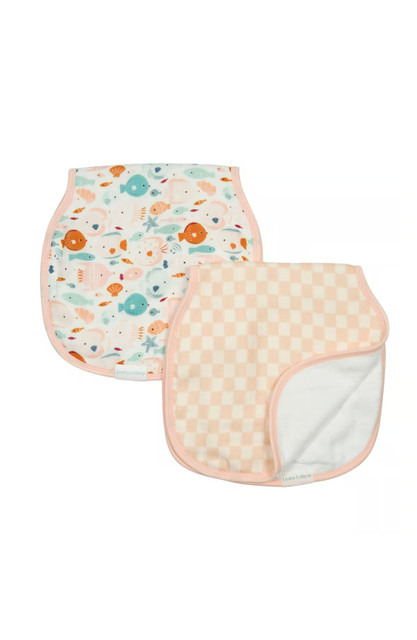 Loulou Lollipop Burp Cloth - Sun-Kissed Shoal Loulou Lollipop Burp Cloth - Sun-Kissed Shoal