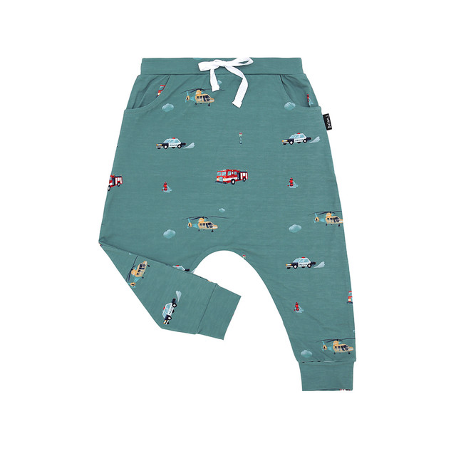 Harem Pants - Emergency Vehicles Harem Pants - Emergency Vehicles