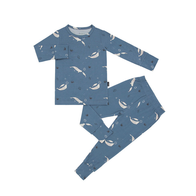 Long Sleeve PJ Set - Belugas Long Sleeve PJ Set - Belugas