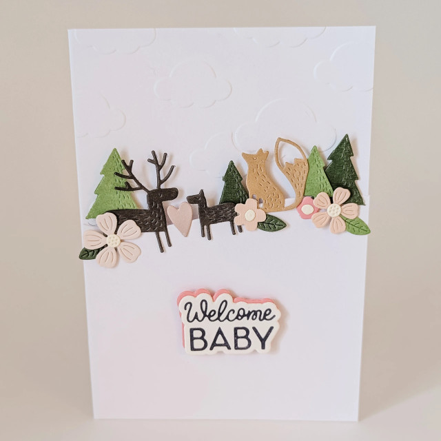 Lovely Paper Design Forest Animals Card Lovely Paper Design Forest Animals Card
