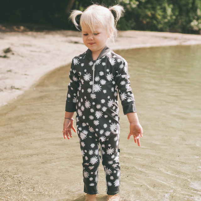 Honeysuckle Swim Sunsuit - Night And Daisy Honeysuckle Swim Sunsuit - Night And Daisy