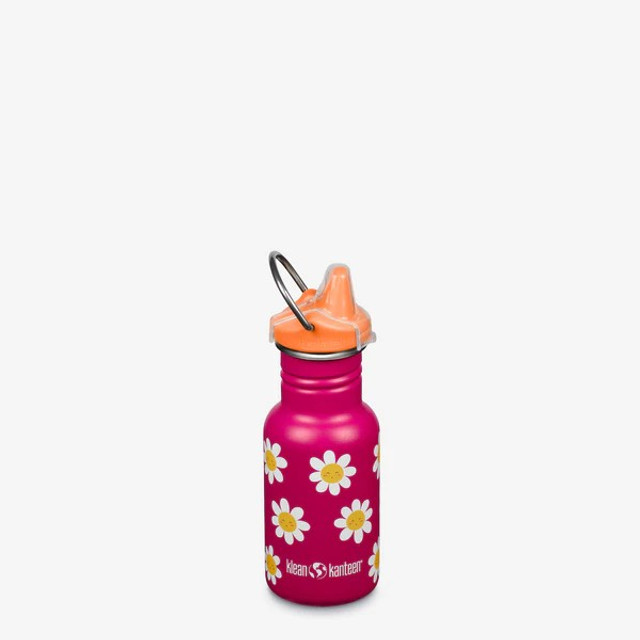 12 oz Classic Kid's Sippy Bottle - Happy Flower 12 oz Classic Kid's Sippy Bottle - Happy Flower