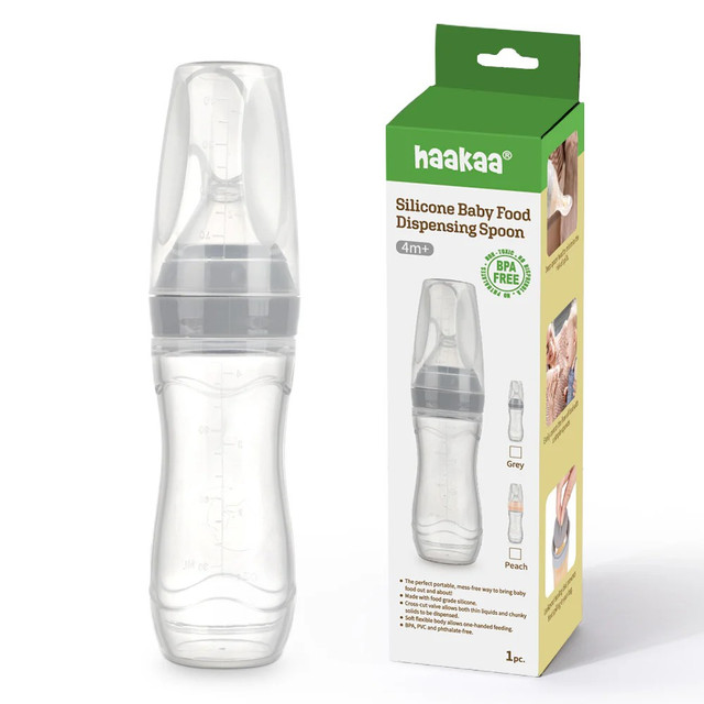 Haakaa Silicone Baby Food Dispenser Spoon Haakaa Silicone Baby Food Dispenser Spoon