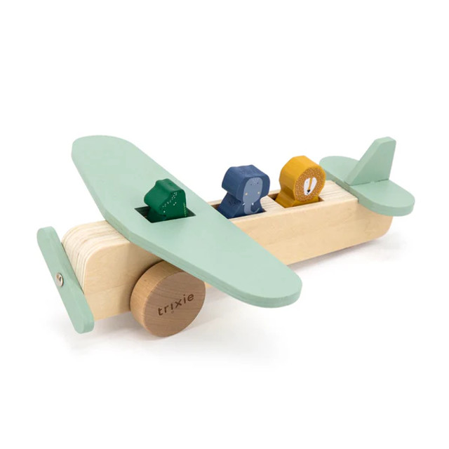 Trixie Wooden Animal Airplane Trixie Wooden Animal Airplane