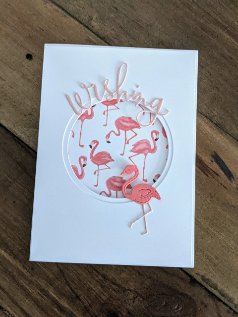 Lovely Paper Design Flocking Fabulous Card Lovely Paper Design Flocking Fabulous Card