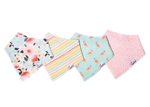 Copper Pearl Bandana Bib Set - Leilani Copper Pearl Bandana Bib Set - Leilani