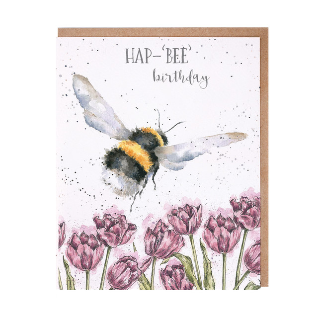 Wrendale Designs Hap-Bee Greeting Card Wrendale Designs Hap-Bee Greeting Card