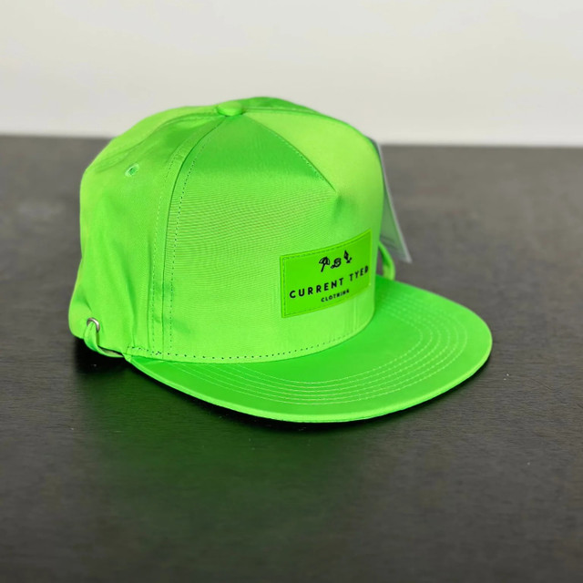 Current Tyed Clothing "Brights" Waterproof Snapback - Neon Green Current Tyed Clothing "Brights" Waterproof Snapback - Neon Green
