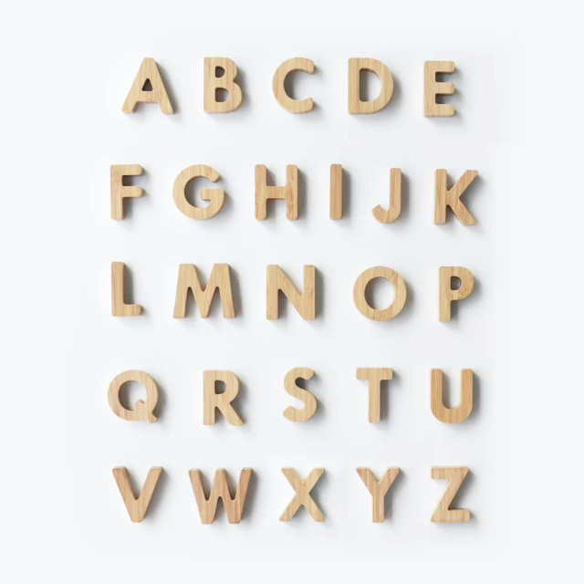 Bamboo Alphabet Bamboo Alphabet