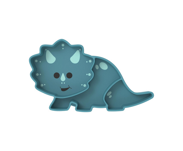 Melii Luxe Silicone Suction Plate - Dino Melii Luxe Silicone Suction Plate - Dino