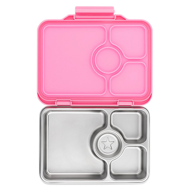Yumbox Pret Stainless Steal- Versailles Pink, free shipping available, Active Baby Vancouver Yumbox Pret Stainless Steal- Versailles Pink, free shipping available, Active Baby Vancouver
