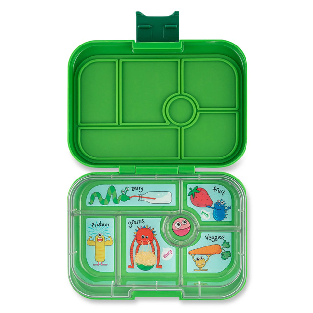 Yumbox Original 6 Compartments - Jurassic Green/Funny Monsters, free shipping available, Active Baby Vancouver Yumbox Original 6 Compartments - Jurassic Green/Funny Monsters, free shipping available, Active Baby Vancouver
