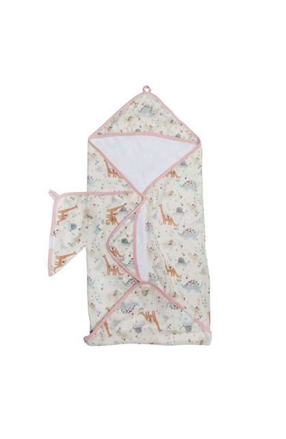 Loulou Lollipop Hooded Towel Set - Baby Dinomite Loulou Lollipop Hooded Towel Set - Baby Dinomite