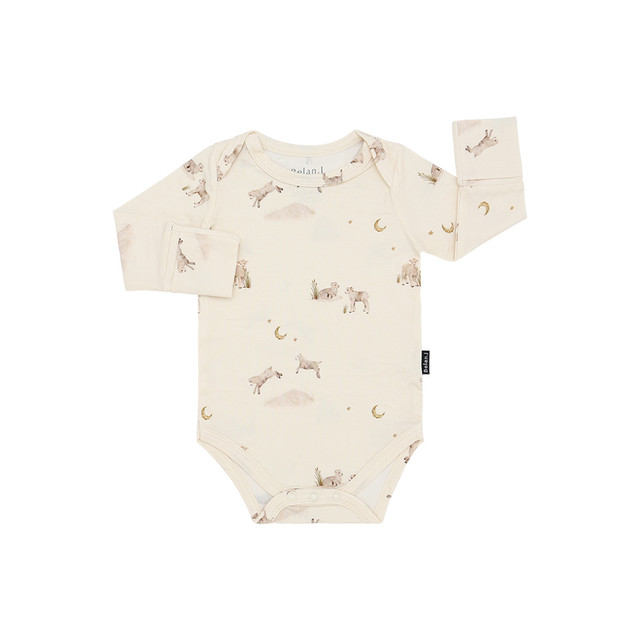 Long Sleeve Onesie - Little Lambs