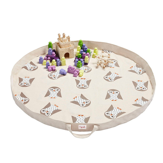 3 Sprouts Play Mat Bag - Owl 3 Sprouts Play Mat Bag - Owl