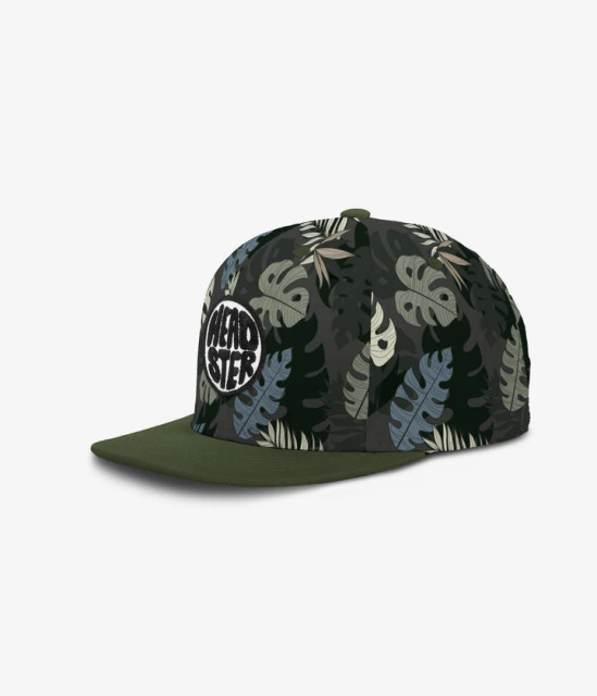 Headster Leaf-Up Snapback - Charcoal Headster Leaf-Up Snapback - Charcoal