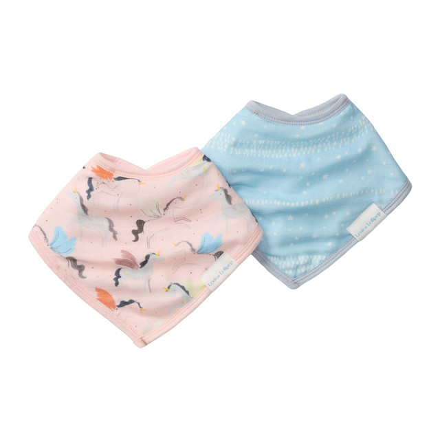 Loulou Lollipop Bandana Bib Set - Unicorn Ballet Loulou Lollipop Bandana Bib Set - Unicorn Ballet