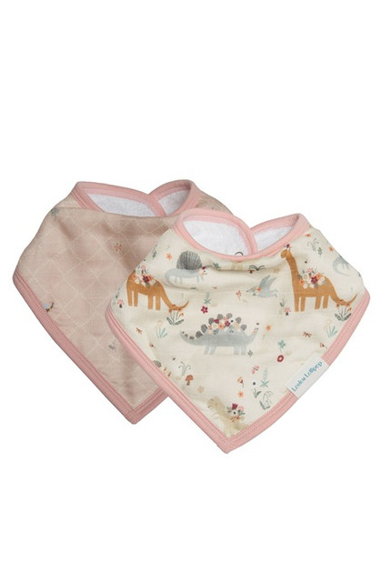 Loulou Lollipop Bandana Bib Set - Baby Dinomite Loulou Lollipop Bandana Bib Set - Baby Dinomite