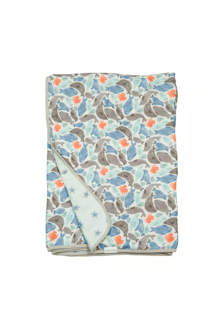 Loulou Lollipop Muslin Quilt - Seals Loulou Lollipop Muslin Quilt - Seals