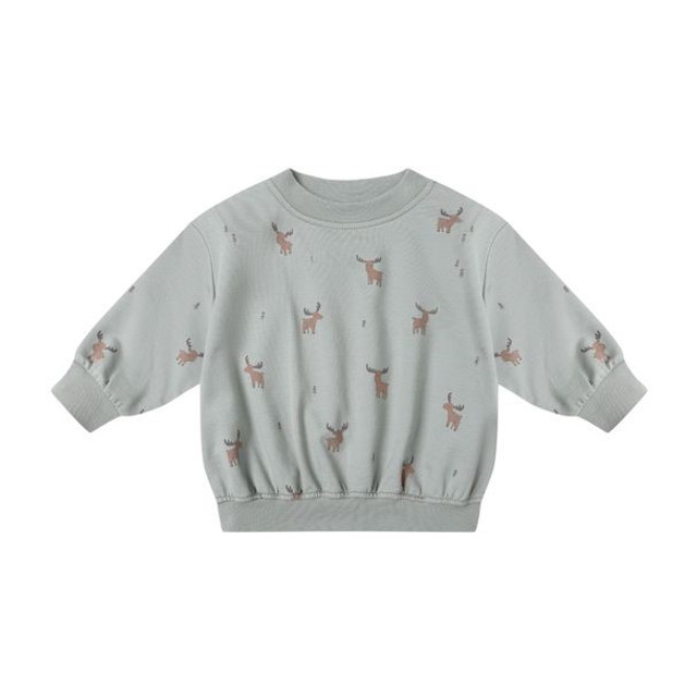 Quincy Mae Relaxed Sweatshirt - Moose, free shipping available, Active Baby Vancouver Quincy Mae Relaxed Sweatshirt - Moose, free shipping available, Active Baby Vancouver