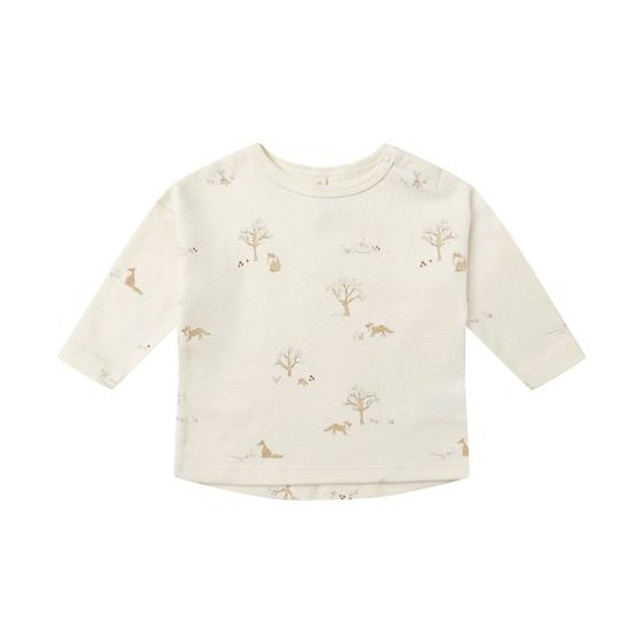 Quincy Mae Long Sleeve Tee - Fox Land, free shipping available, Active Baby Vancouver Quincy Mae Long Sleeve Tee - Fox Land, free shipping available, Active Baby Vancouver