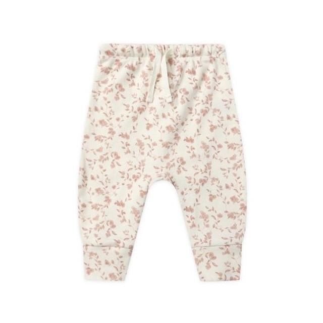 Quincy Mae Drawstring Pant - French Garden, free shipping available, Active Baby Vancouver Quincy Mae Drawstring Pant - French Garden, free shipping available, Active Baby Vancouver