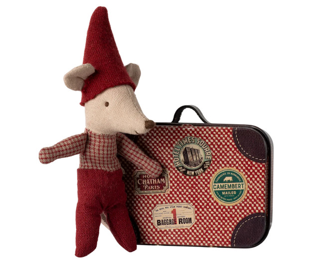 Maileg Baby in Suitcase Christmas Mouse, free shipping available, Active Baby Vancouver Maileg Baby in Suitcase Christmas Mouse, free shipping available, Active Baby Vancouver