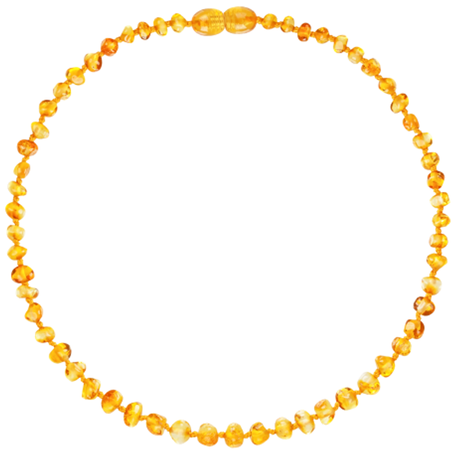Amberos Baltic Amber Necklace Honey Colour- 32cm Amberos Baltic Amber Necklace Honey Colour- 32cm