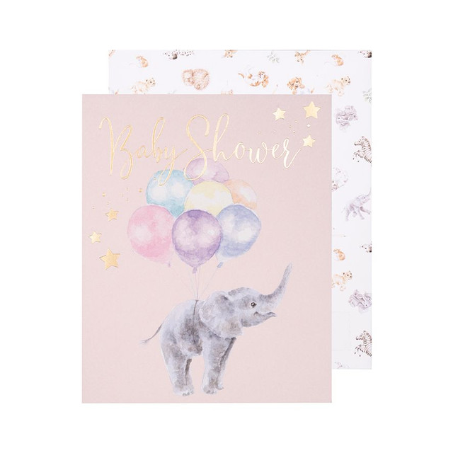 Wrendale Designs Up and Away Baby Shower Card Wrendale Designs Up and Away Baby Shower Card