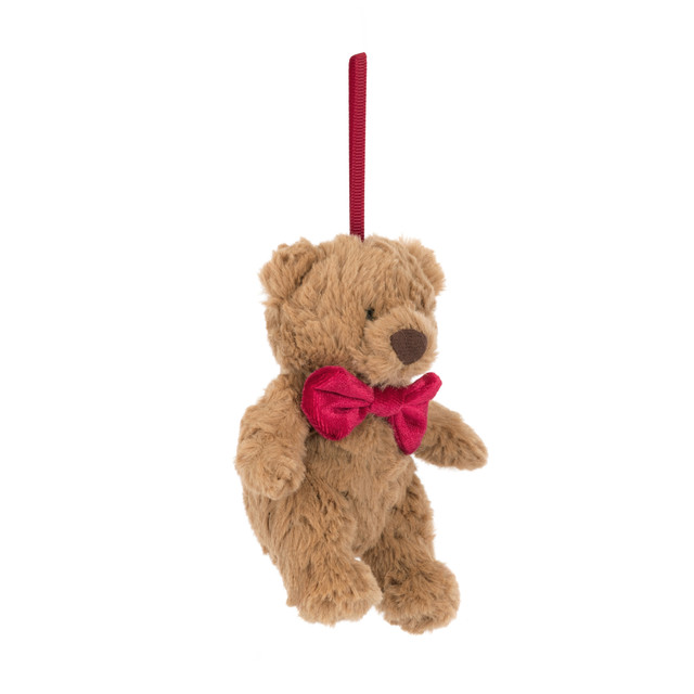 Jellycat Bartholomew Bear Decoration with Bow-tie Jellycat Bartholomew Bear Decoration with Bow-tie