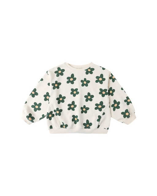 Rylee + Cru Oversized Sweatshirt - Daisy Rylee + Cru Oversized Sweatshirt - Daisy