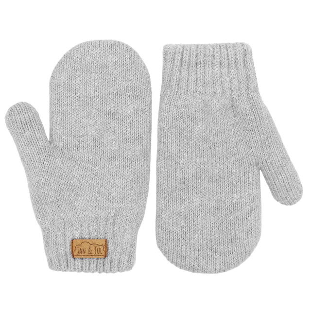 Jan & Jul Knit Mittens - Soft Grey Jan & Jul Knit Mittens - Soft Grey