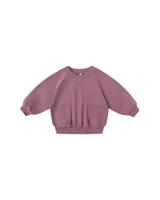 Quincy Mae Pocket Sweatshirt - Mulberry Quincy Mae Pocket Sweatshirt - Mulberry