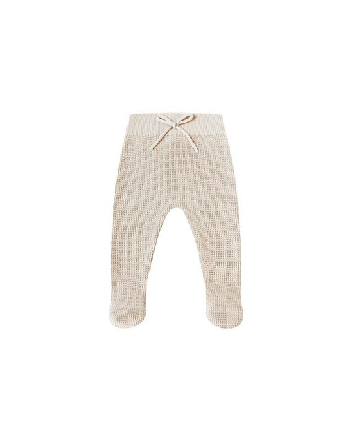 Quincy Mae Footed Knit Pant - Oat Quincy Mae Footed Knit Pant - Oat