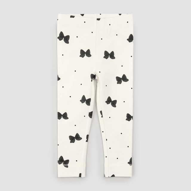 Miles the Label Bow Print on White Set Miles the Label Bow Print on White Set